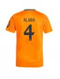 Real Madrid David Alaba #4 Gostujuci Dres 2024-25 Kratak Rukavima